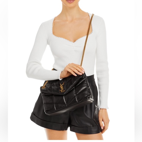 NWT ysl Saint Laurent puffer quilted crossbody - Picture 3 of 16